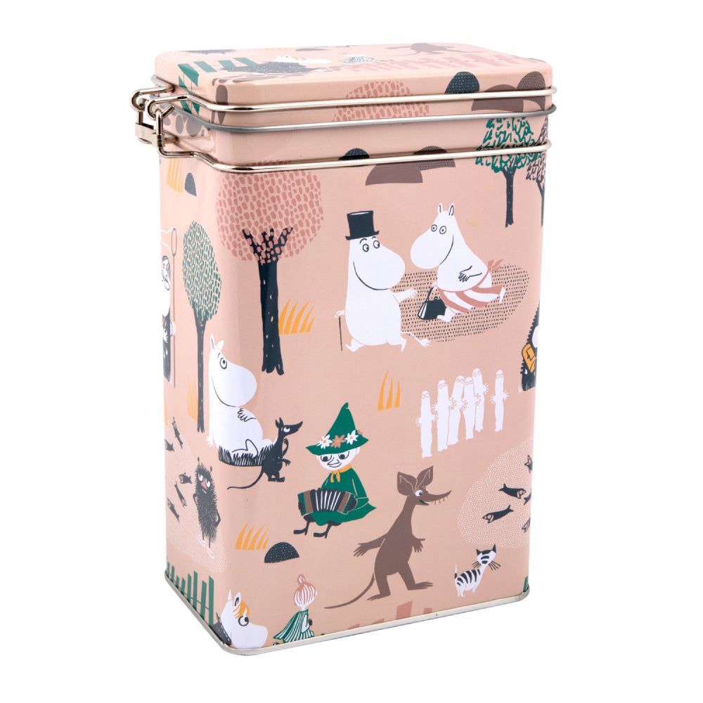 Moomin Forest Walk Coffee Tin Pink - Martinex - The Official Moomin Shop