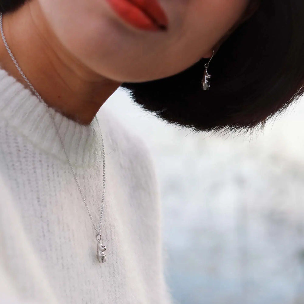 Moominmamma Sterling Silver Necklace - Lumoava - The Official Moomin Shop