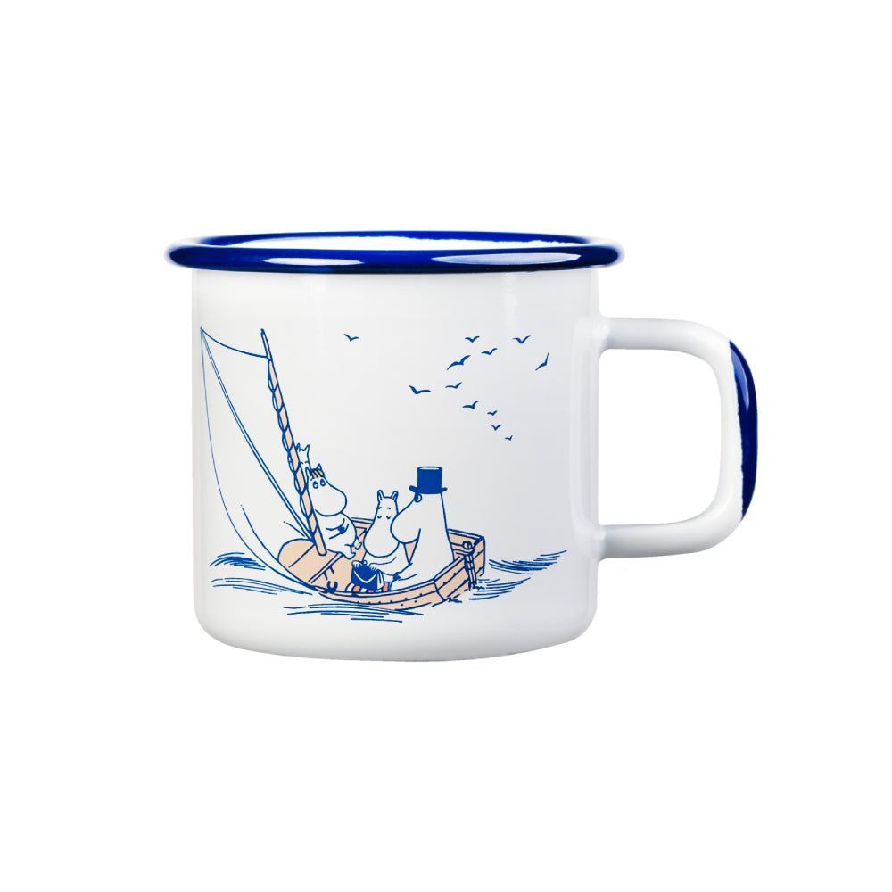 Moomin Sailors Mug 3,7dl White - The Official Moomin Shop