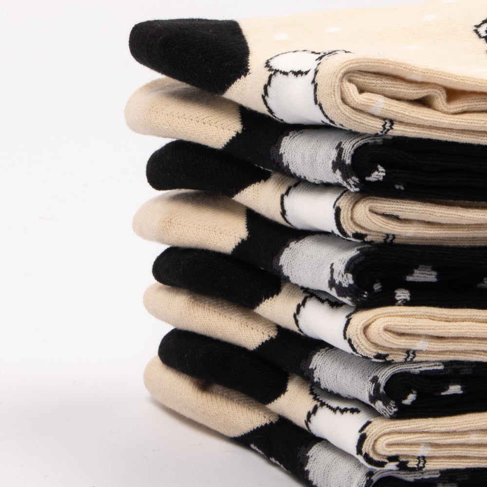 Moomin Winterland Socks Black 40-45 - Nordicbuddies - The Official Moomin Shop