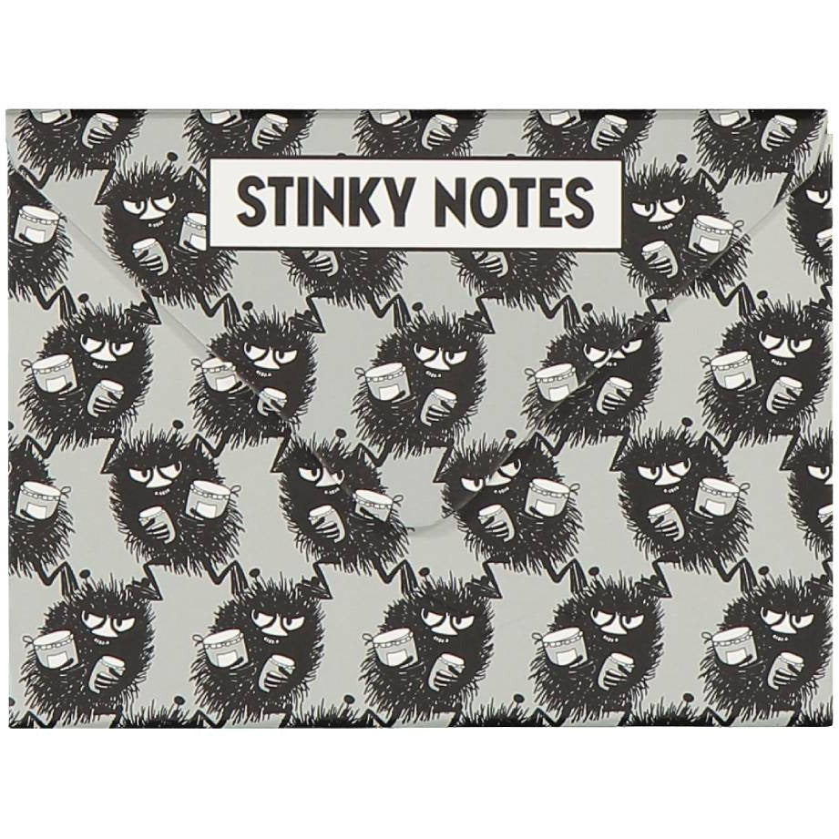 Moomin Pop Art Stinky Notes Grey - Anglo-Nordic - The Official Moomin Shop