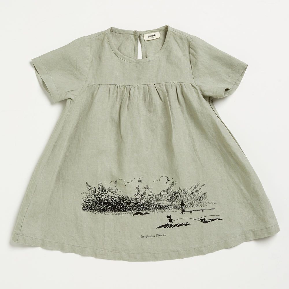 Moomin Force of Nature Kids Linen Dress - Piironki - The Official Moomin Shop