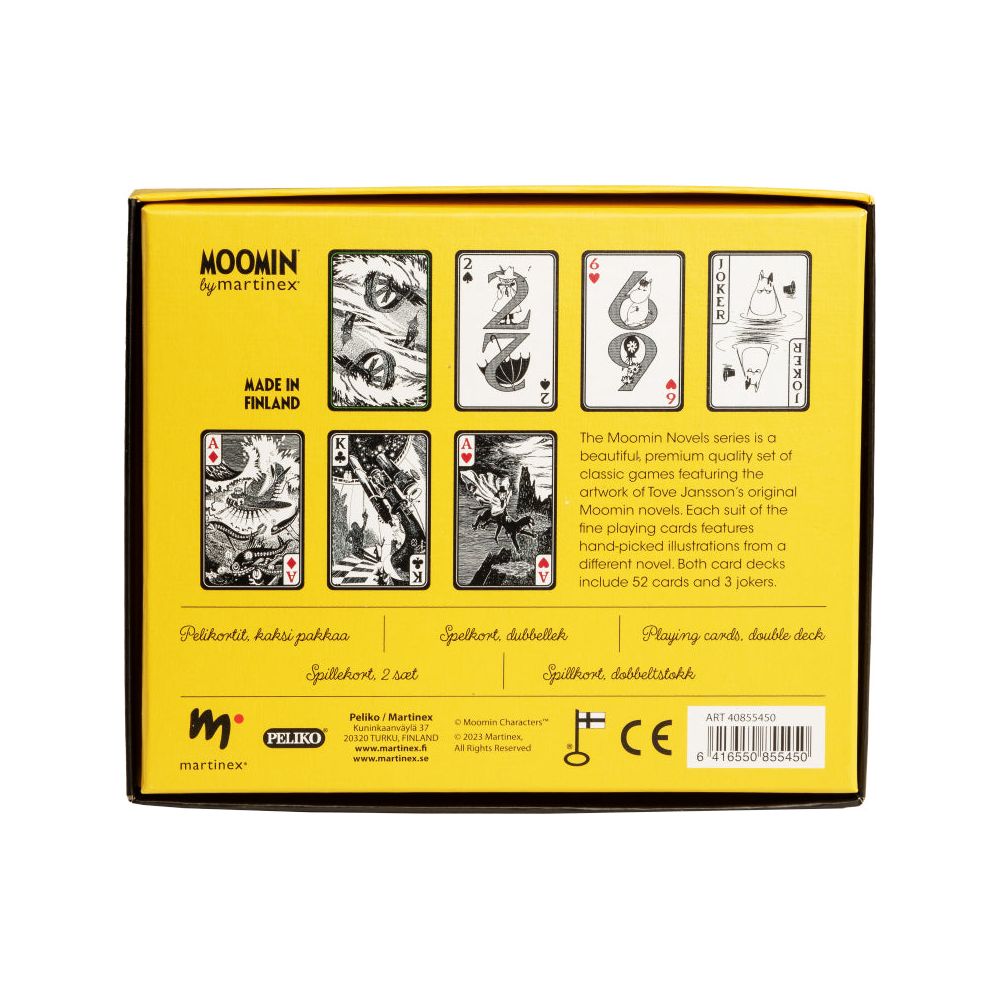 Moomin Novels Playing Cards 2-Pack - Martinex - The Official Moomin Shop