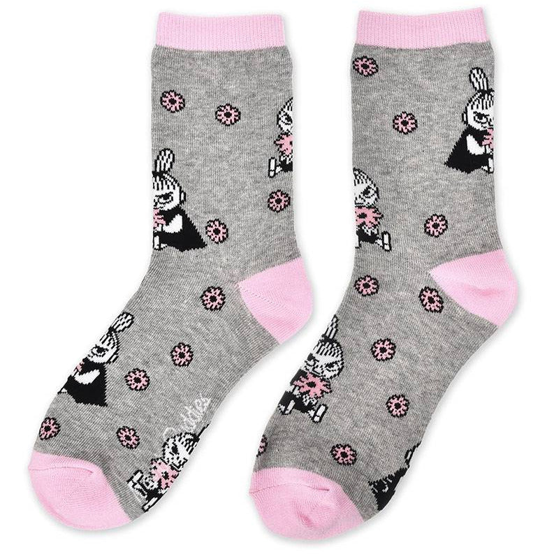 Little My Socks Grey 36-42 - Nordicbuddies - The Official Moomin Shop