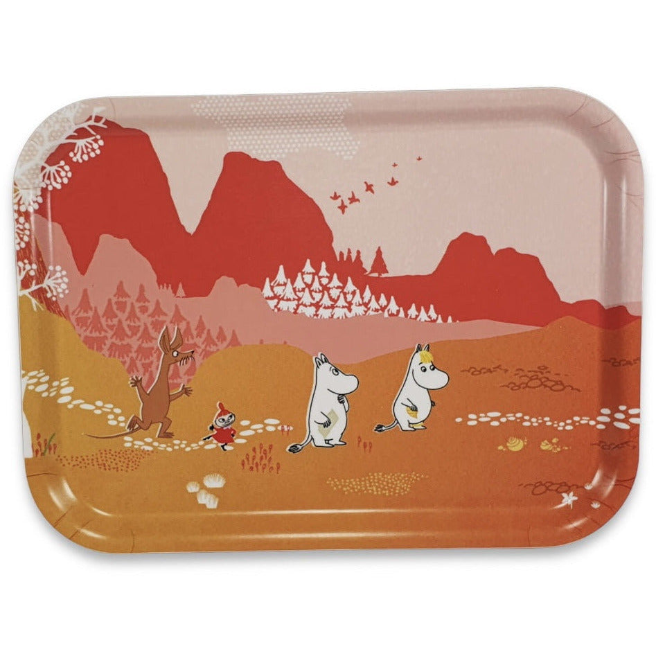 Moomin Treasure Hunt Tray 27 x 20 cm Red - Opto Design - The Official Moomin Shop