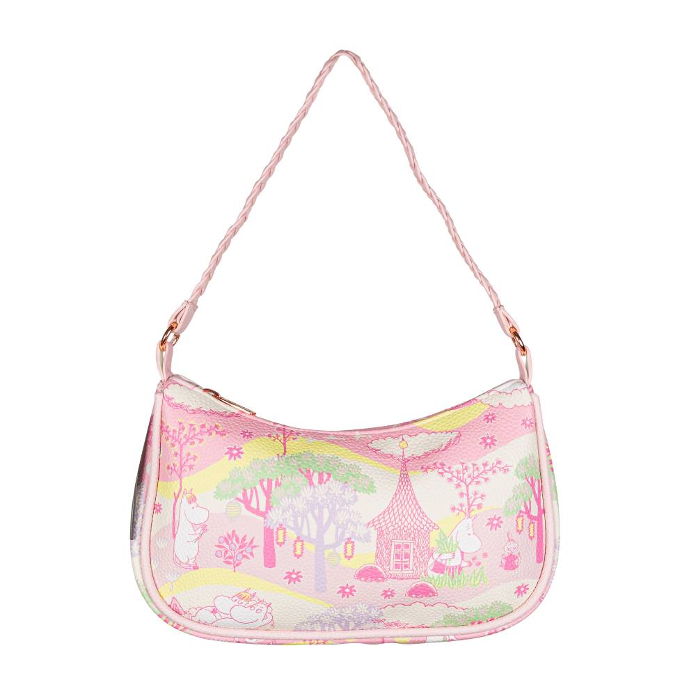 Moomin Cloud Castle Shoulder Bag Pink - Martinex - The Official Moomin Shop