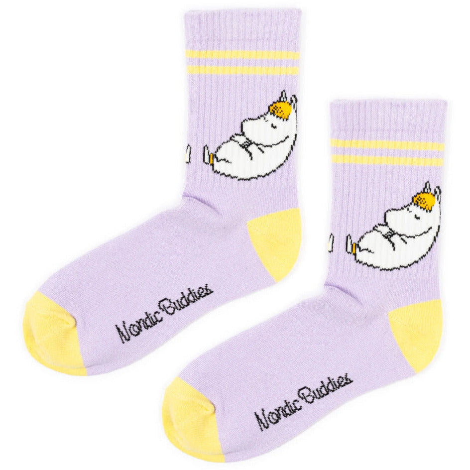 Snorkmaiden Retro Socks Lilac 36-42 - The Official Moomin Shop