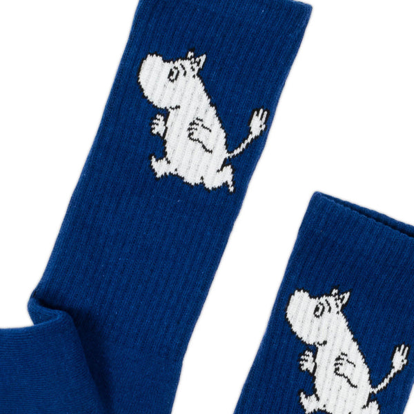 Moomintroll Running Sports Socks Dark Blue 40-45 - Nordicbuddies - The ...