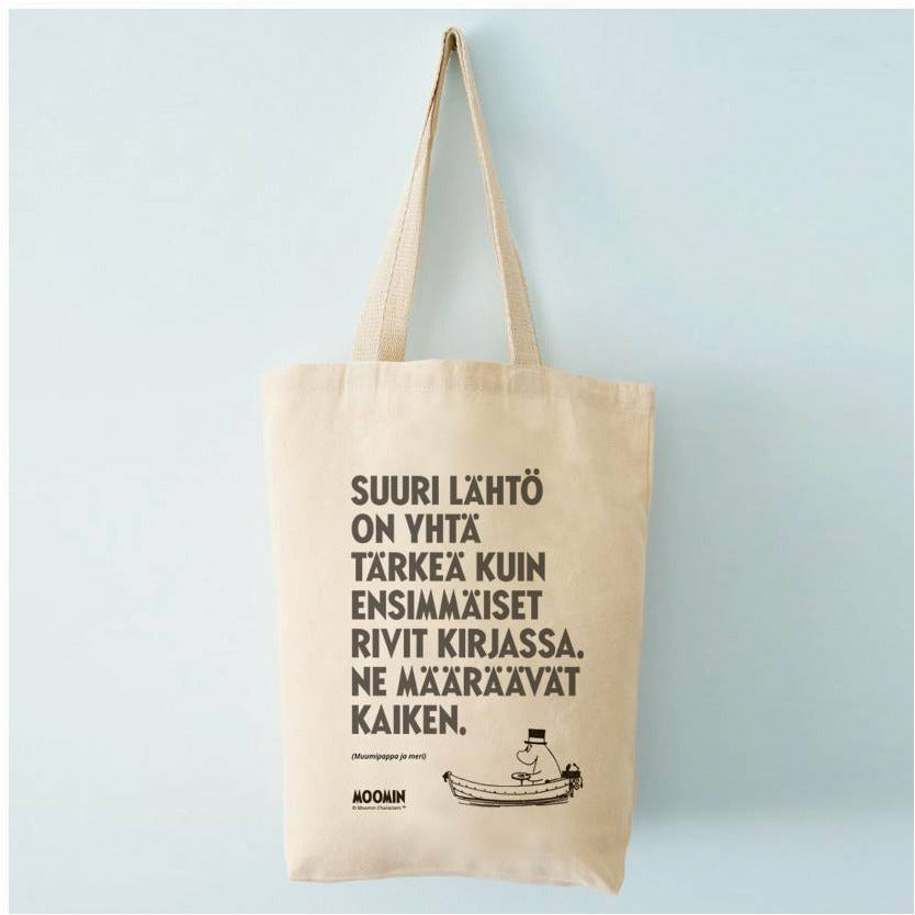 Moomin &quot;Suuri Lähtö&quot; Tote Bag - Putinki - The Official Moomin Shop
