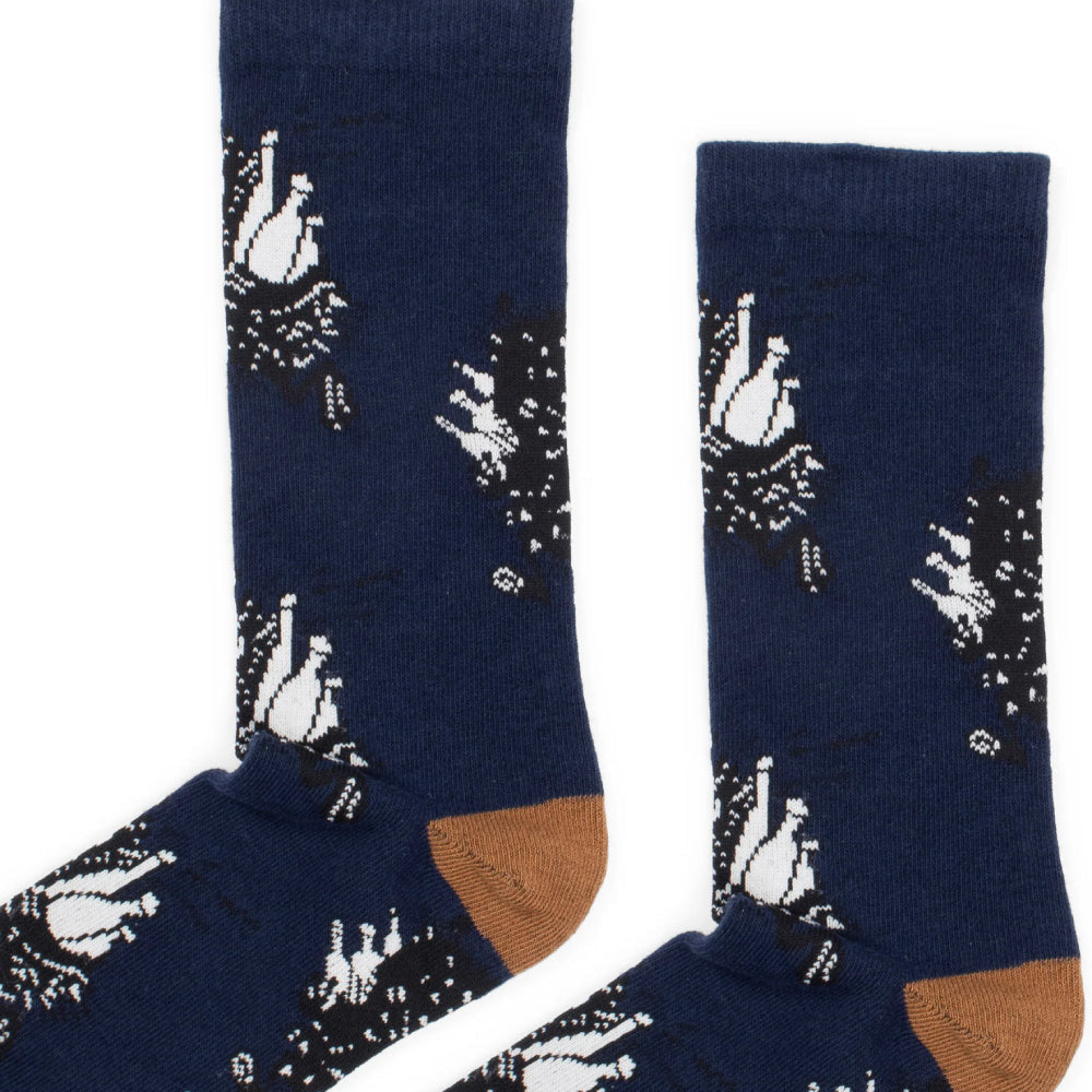 Stinky Getaway Socks Navy Blue 40-45 - Nordicbuddies - The Official Moomin Shop