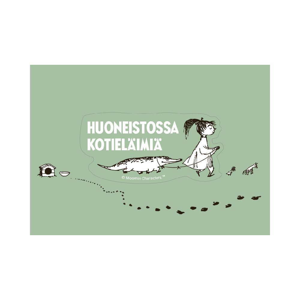 Moomin Door Sticker Pets inside - Putinki - The Official Moomin Shop