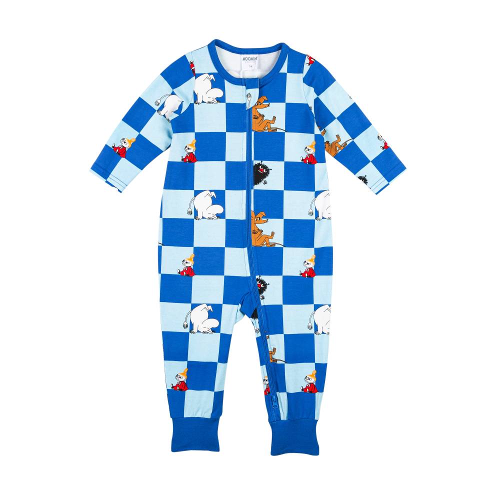 Moomin Squares Pyjamas Blue - Martinex - The Official Moomin Shop