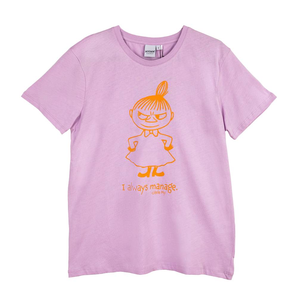 Little My T-Shirt Manage Lilac - Martinex - The Official Moomin Shop