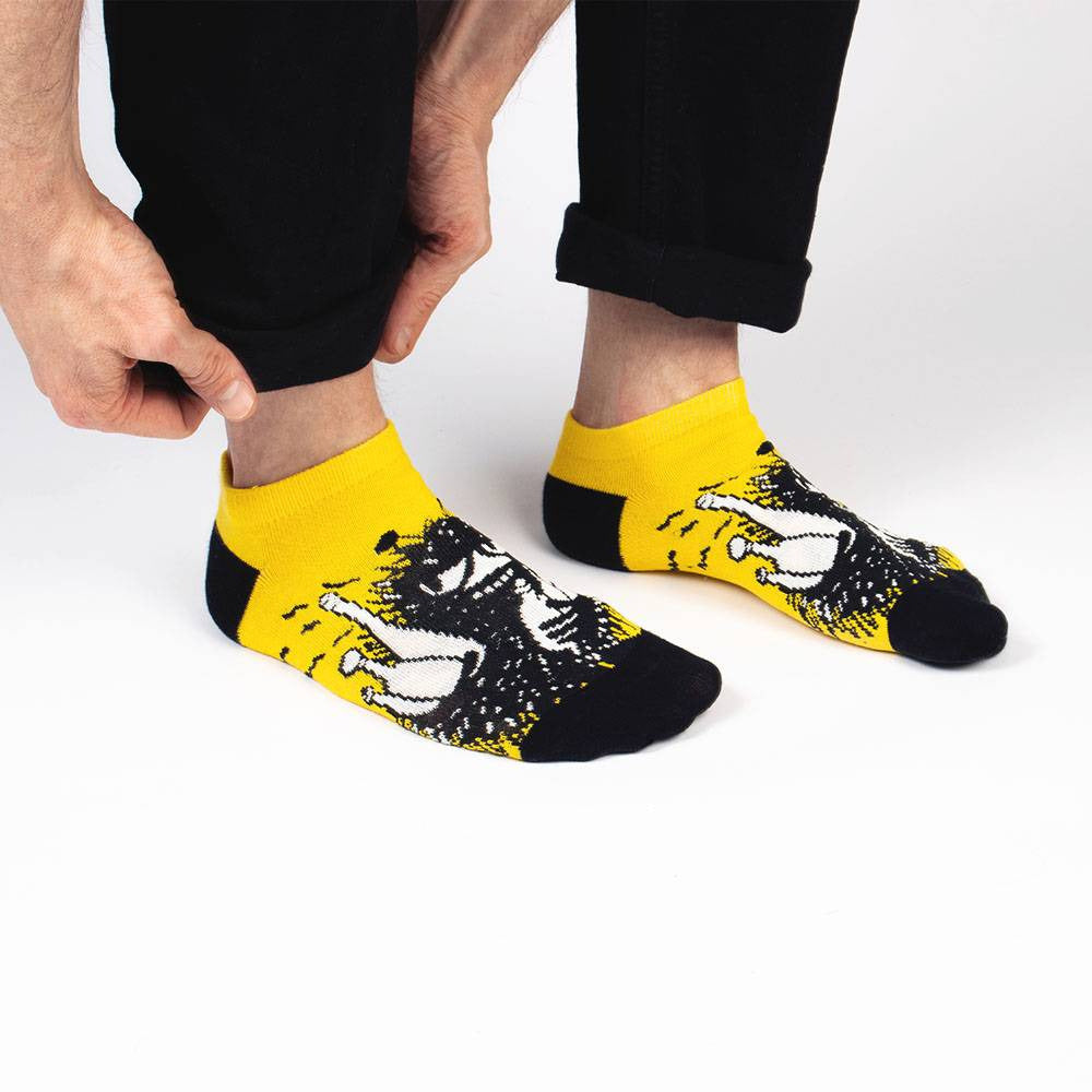 Stinky Ankle Socks Yellow 40-45 - Nordicbuddies - The Official Moomin Shop