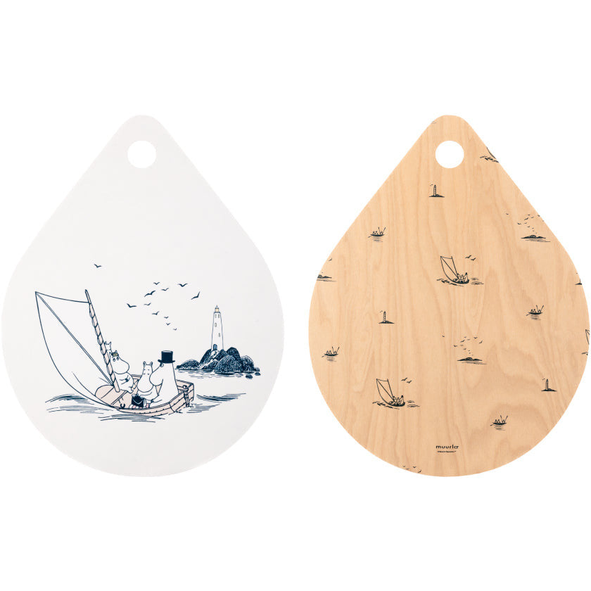 Moomin Sailors Chop & Serve Board 21x27cm - The Official Moomin Shop