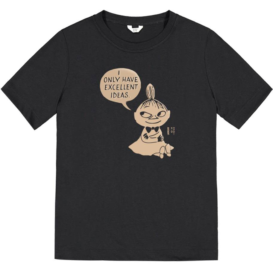 Little My T-shirt Black - Moiko - The Official Moomin Shop