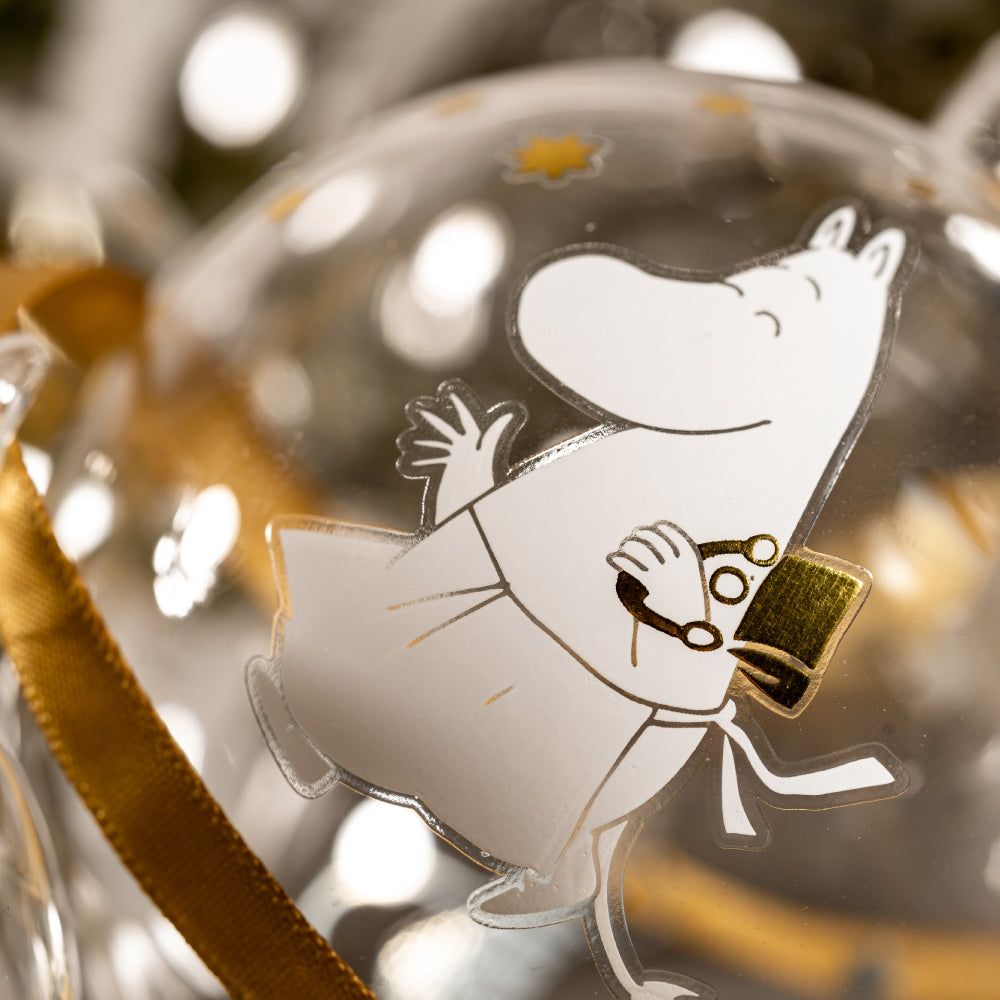 Moomin Christmas Ornament Sparkling Stars 7cm - Muurla - The Official Moomin Shop