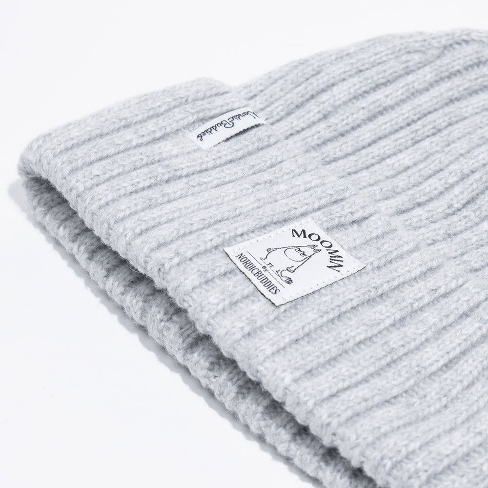 Angry Moomintroll Winter Beanie Grey - Nordicbuddies - The Official Moomin Shop