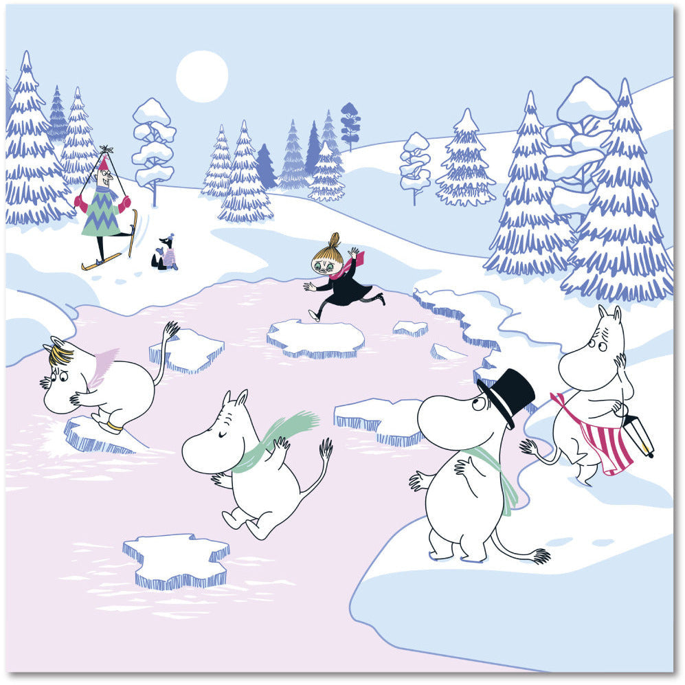 Moomin Winter Paper Napkins - Opto Design - The Official Moomin Shop
