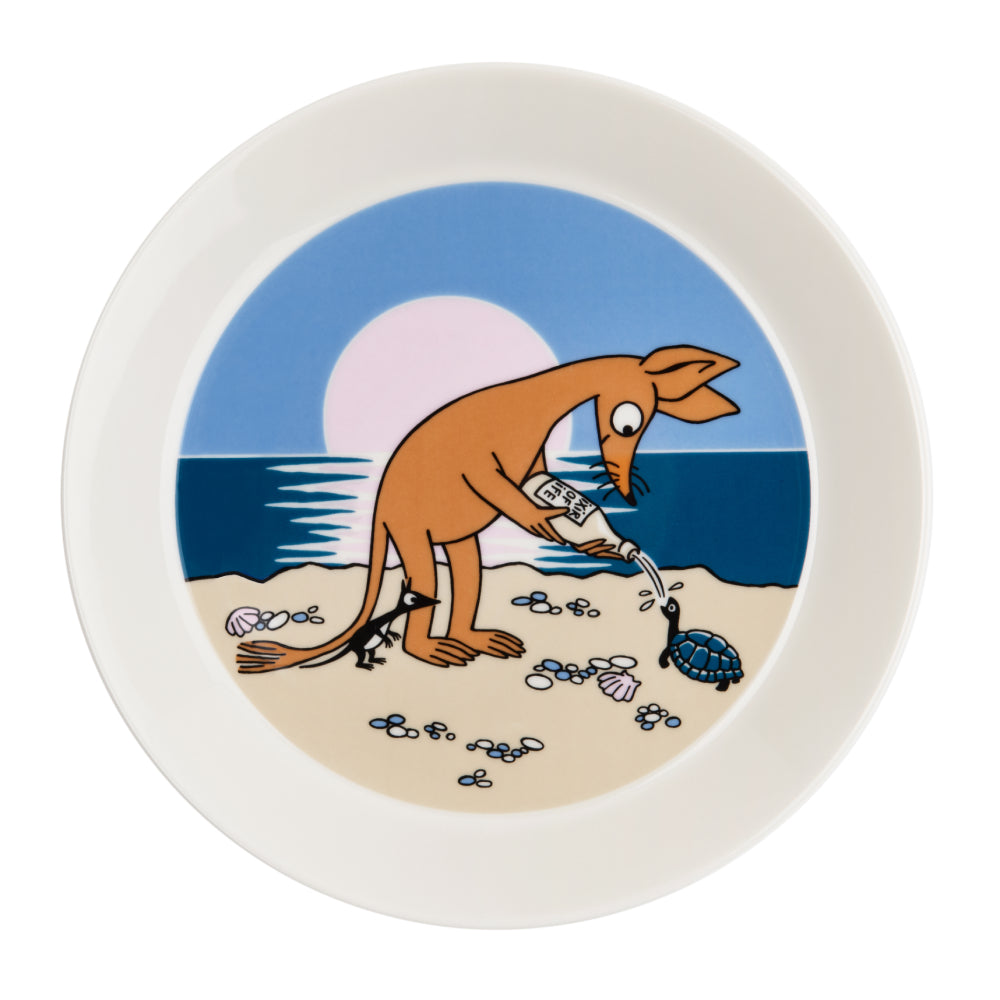 Sniff Plate Blue 19 cm - Moomin Arabia - The Official Moomin Shop