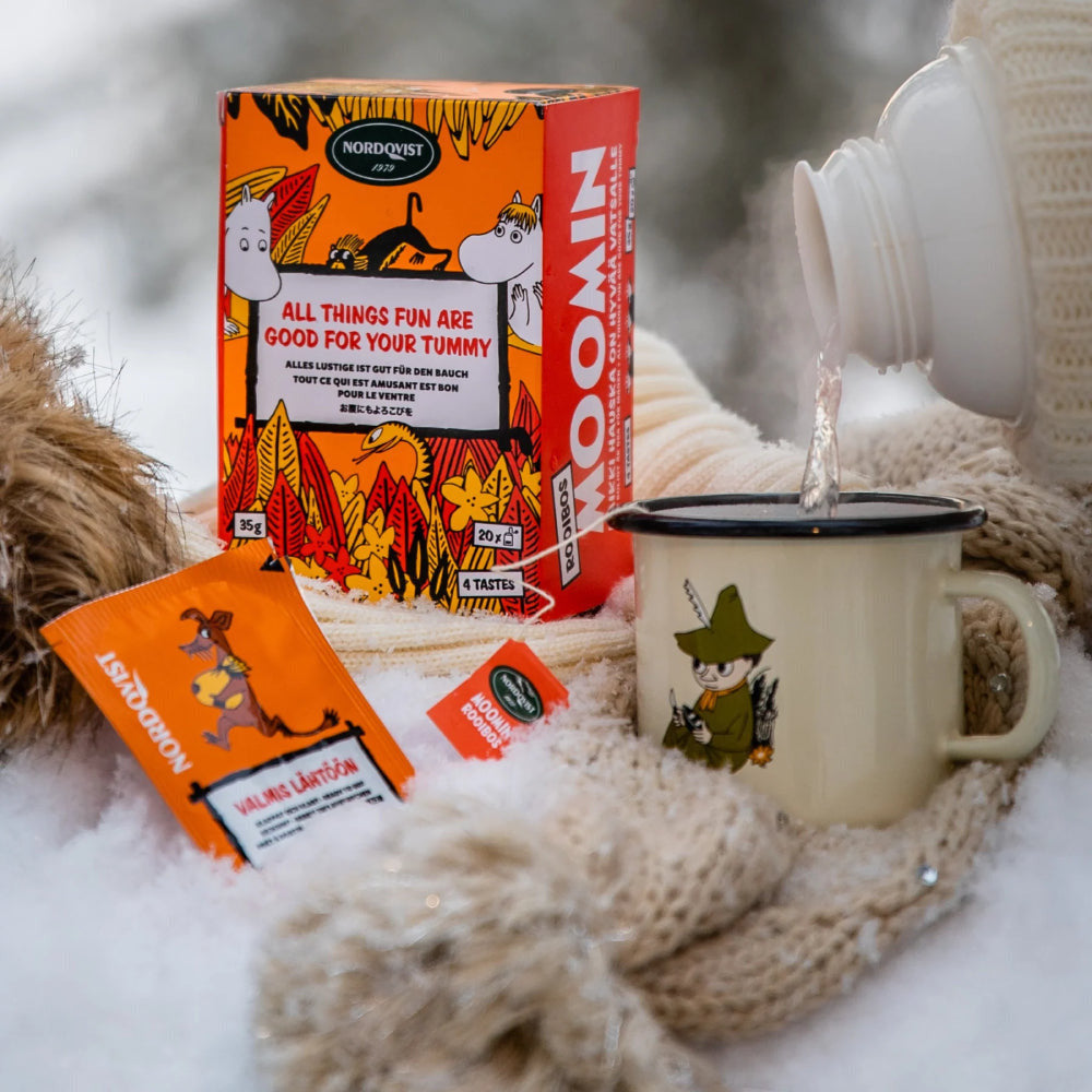 Moomin Bagged Tea All Things Fun are Good for your Tummy - Nordqvist - The Official Moomin Shop
