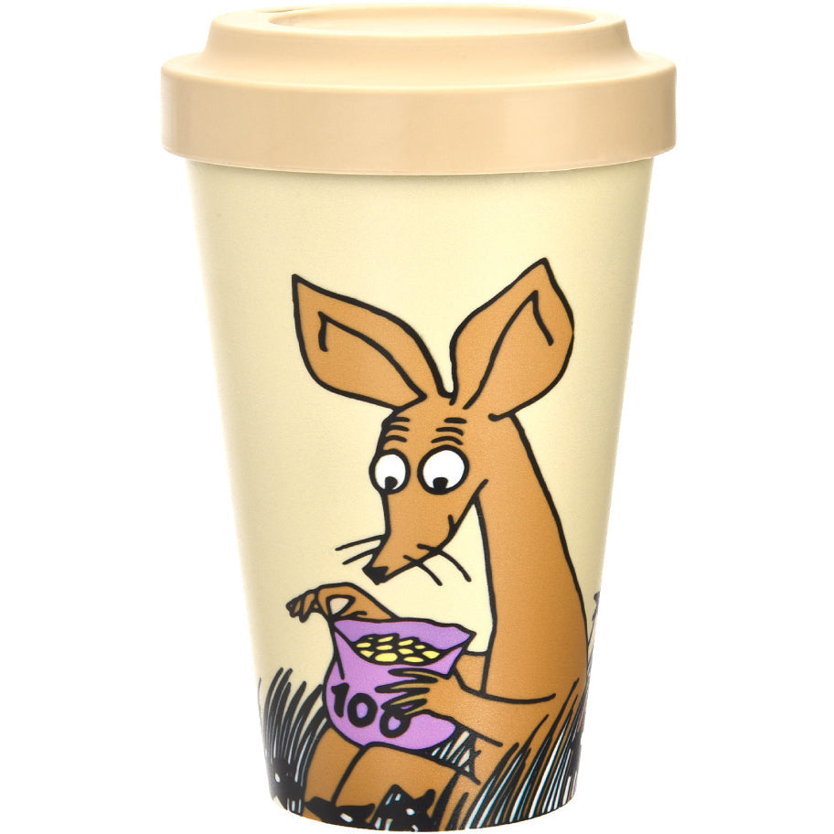 Sniff's Business Wondering Take-Away Mug Beige - The Official Moomin Shop