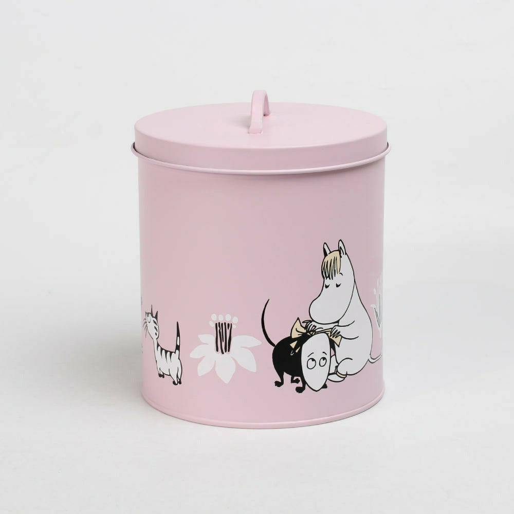 Moomin For Pets Tin Jar Set Pink/Beige - Muurla - The Official Moomin Shop