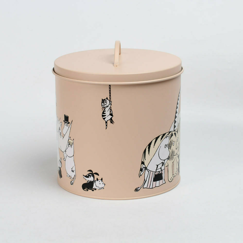 Moomin For Pets Tin Jar Set Pink/Beige - Muurla - The Official Moomin Shop