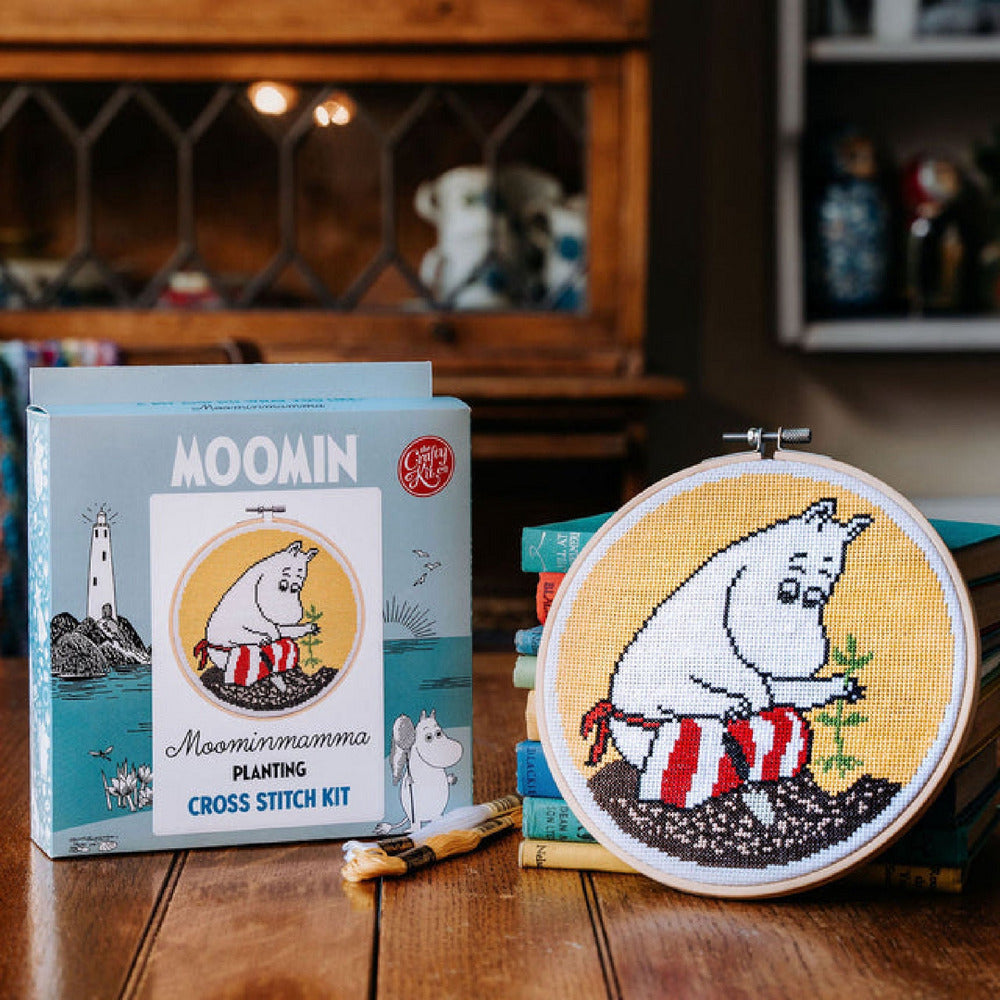 Moominmamma Planting Cross Stitch Kit - The Crafty Kit Company - The Official Moomin Shop
