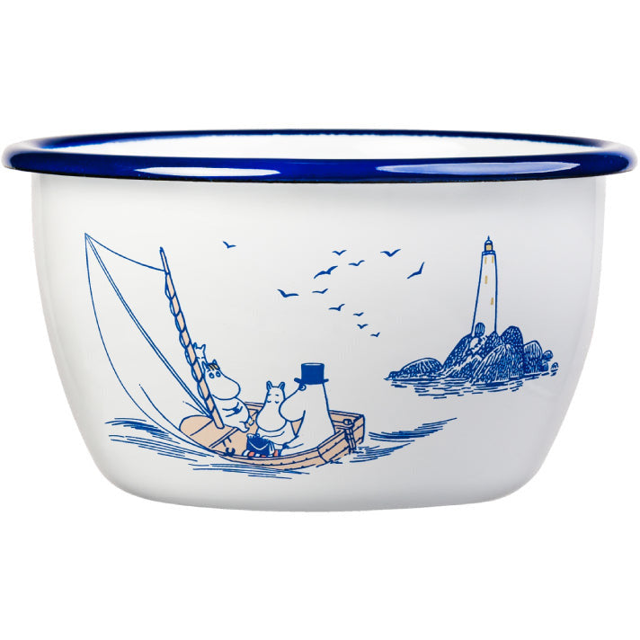 Sailors Enamel Bowl 6 dl - Muurla - The Official Moomin Shop
