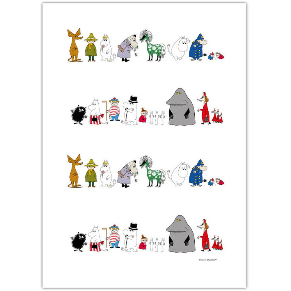 Moominvalley Residents Kitchen Towel - Opto Design - The Official Moomin Shop