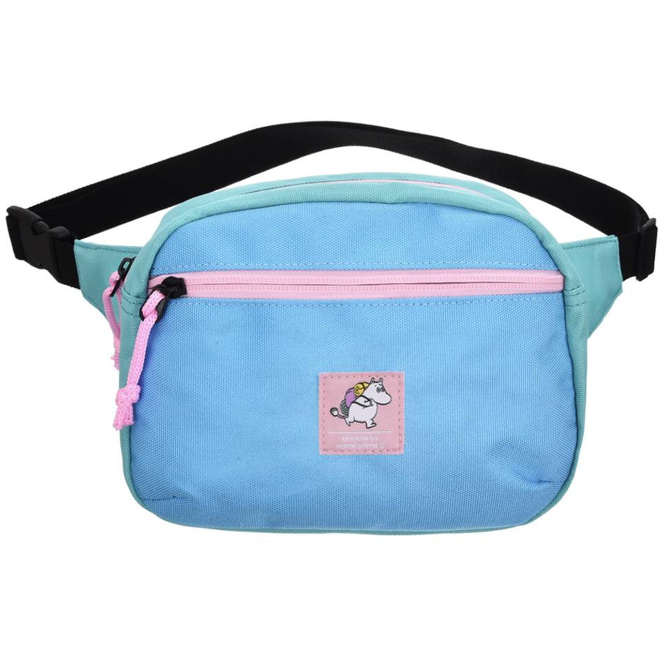 Moomintroll Retro Waist Bag Blue - Nordicbuddies - The Official Moomin Shop