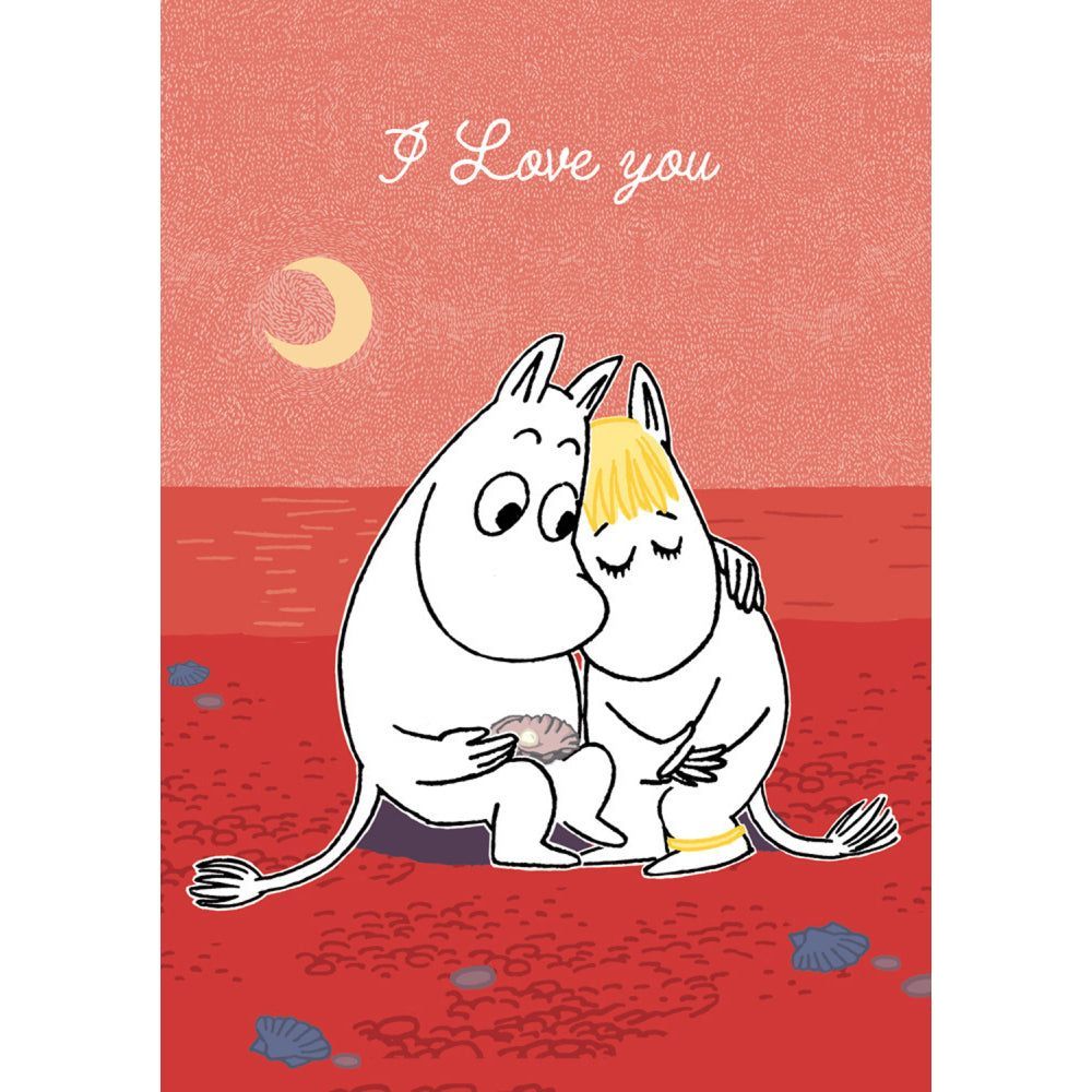 Greeting Card I Love You Red - Hype Cards - The Official Moomin Shop