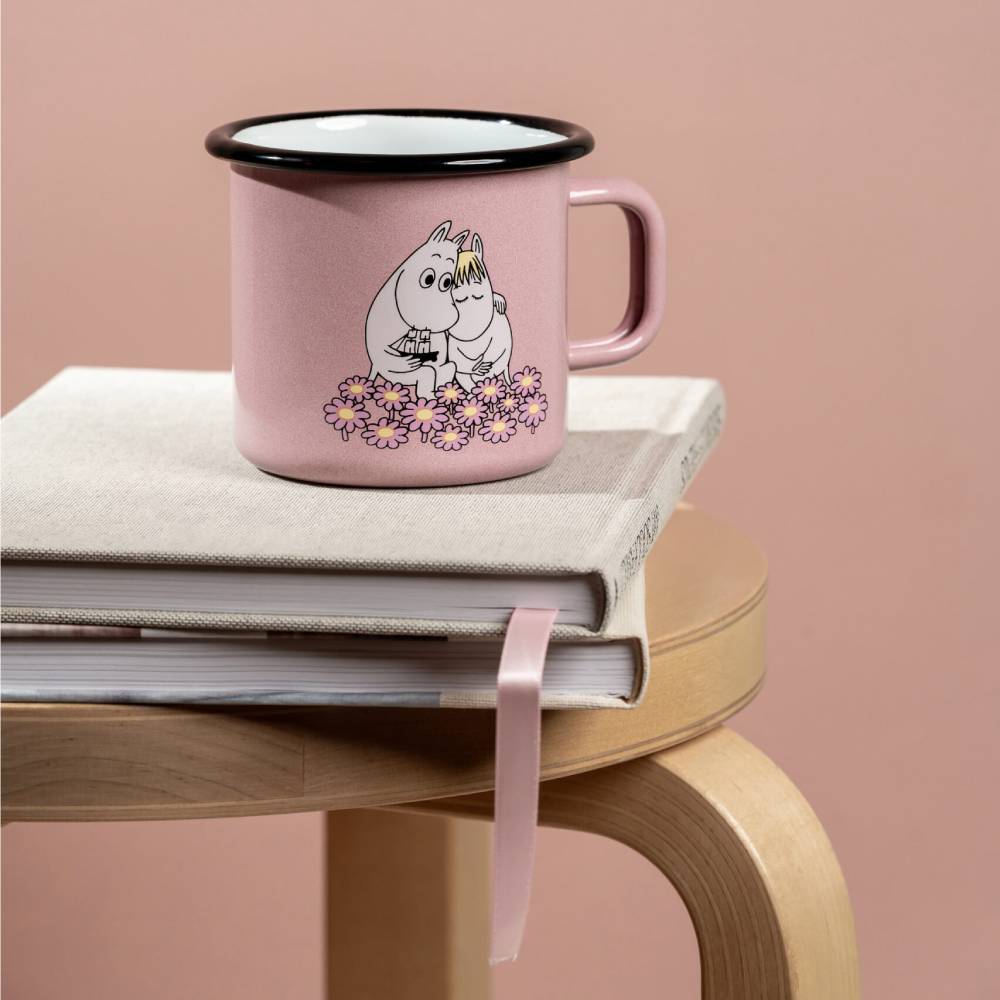 Moomin Enamel Mug Together 3,7dl - Muurla - The Official Moomin Shop