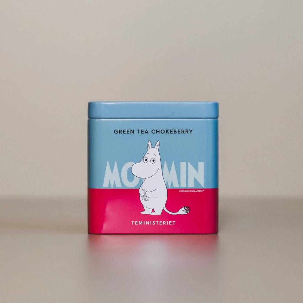 Moomintroll Chokeberries Green Tea Tin - Teministeriet - The Official Moomin Shop