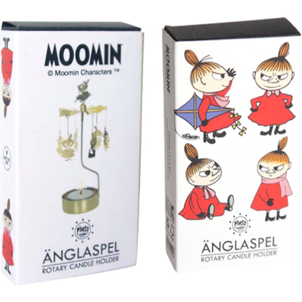 Little My Rotary Candle Holder Gold - The Official Moomin Shop