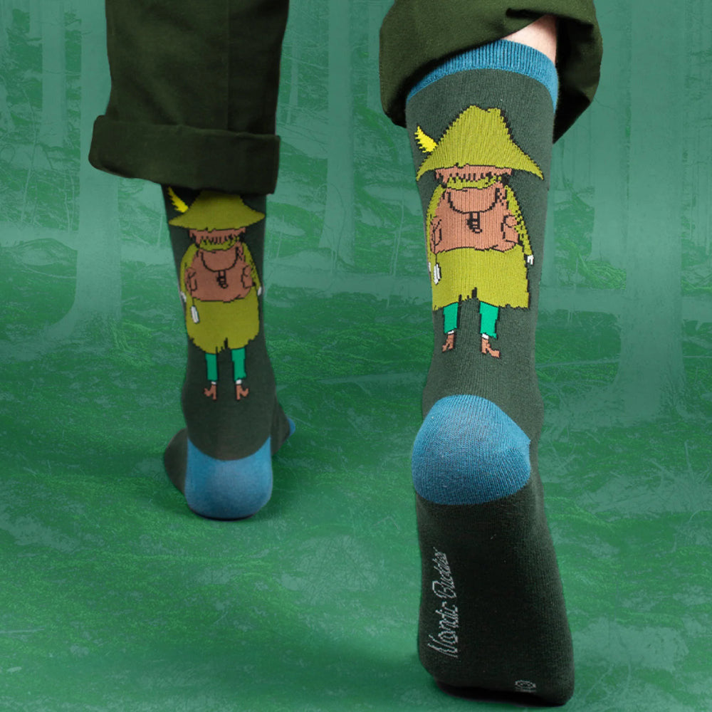 Snufkin Travelling Socks 40-45 Green - The Official Moomin Shop