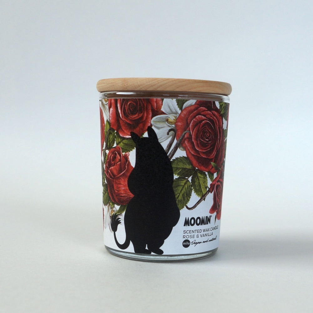 Moomin Scented Candle Rose &amp; Vanilla - MiLu Candles - The Official Moomin Shop