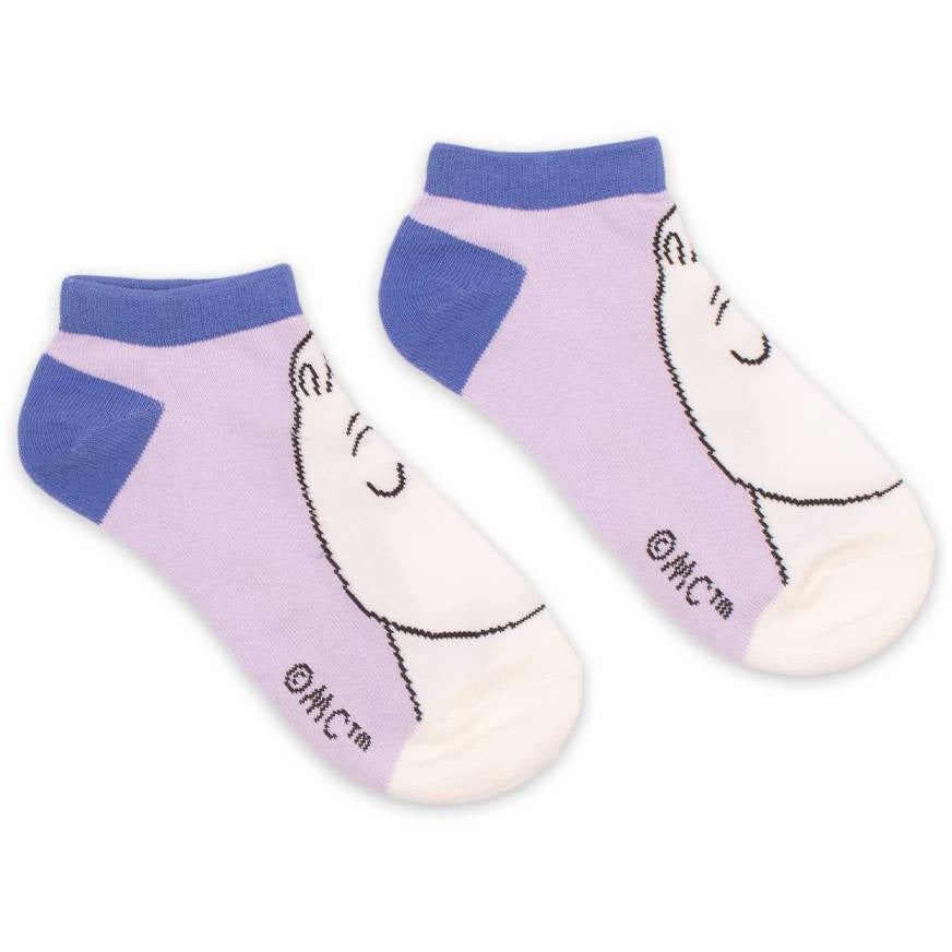 Moomintroll Ankle Socks Lilac 36-42 - Nordicbuddies - The Official Moomin Shop