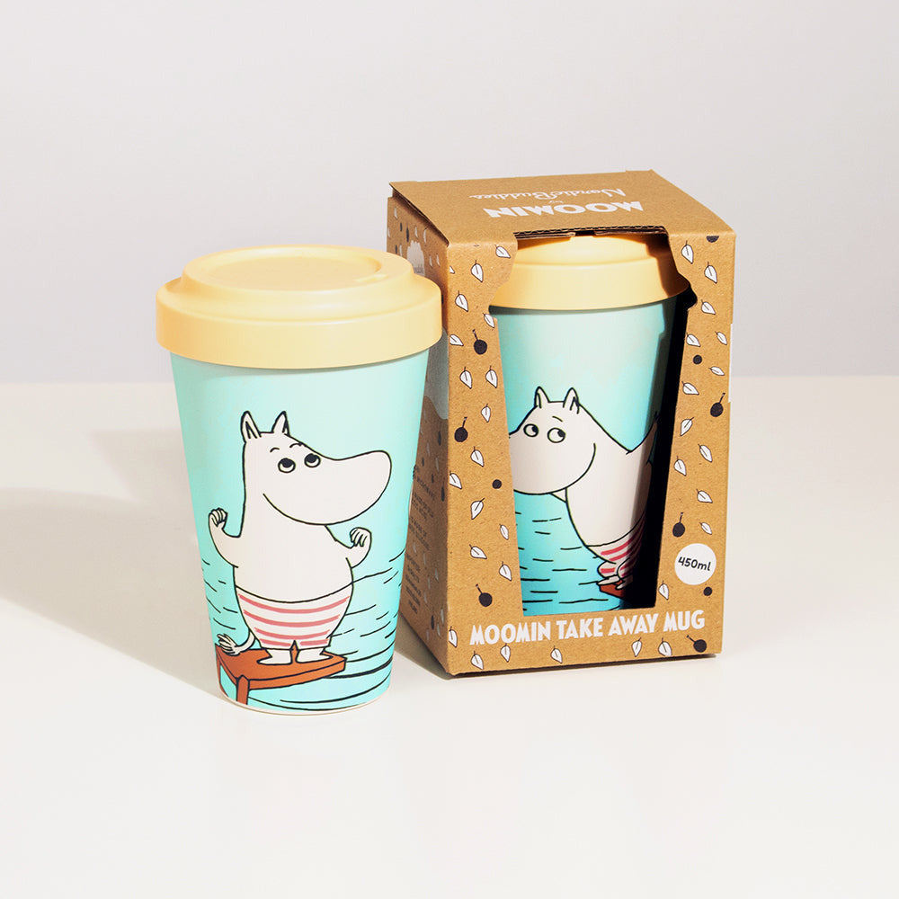 Moomintroll Swimming Take away Mug - Nordicbuddies - The Official Moomin Shop