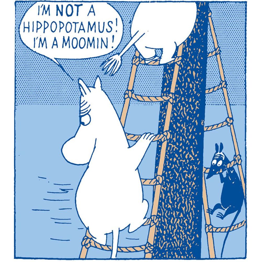 Greeting Card I&#39;m Not A Hippopotamus! - Hype Cards - The Official Moomin Shop