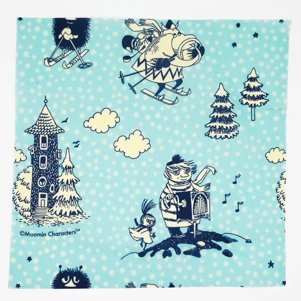 Too-Ticky Bees Wax Wrap In Winterland 3-pack - Gustaf &amp; Linnea - The Official Moomin Shop