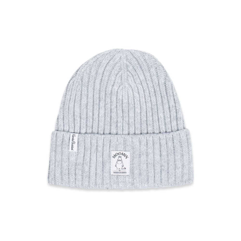 Angry Moomintroll Winter Beanie Grey - Nordicbuddies - The Official Moomin Shop