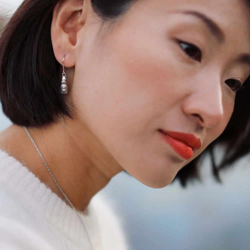 Moominmamma Sterling Silver Earrings - Lumoava - The Official Moomin Shop