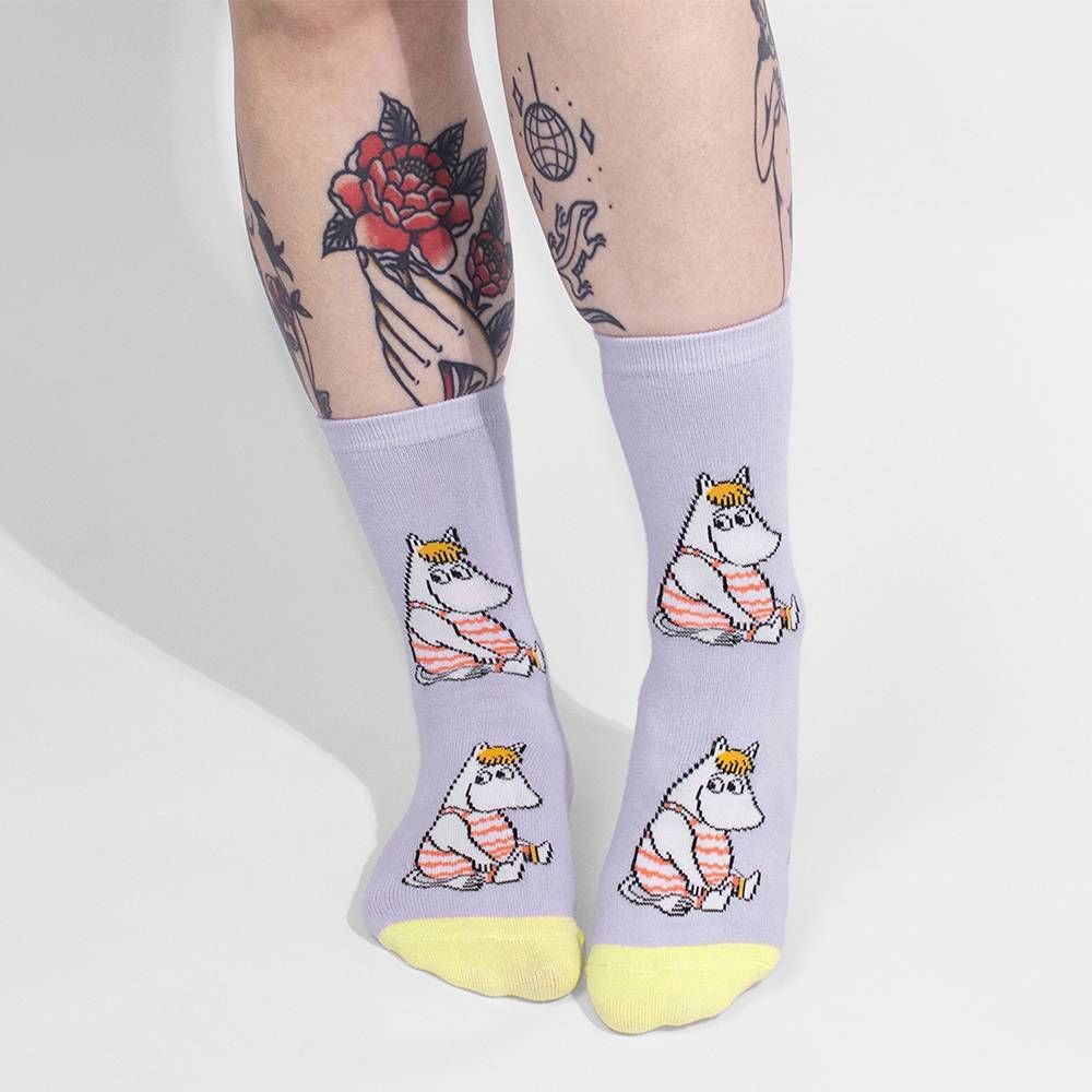 Snorkmaiden Summer Socks Lilac 36-42 - Nordicbuddies - The Official Moomin Shop