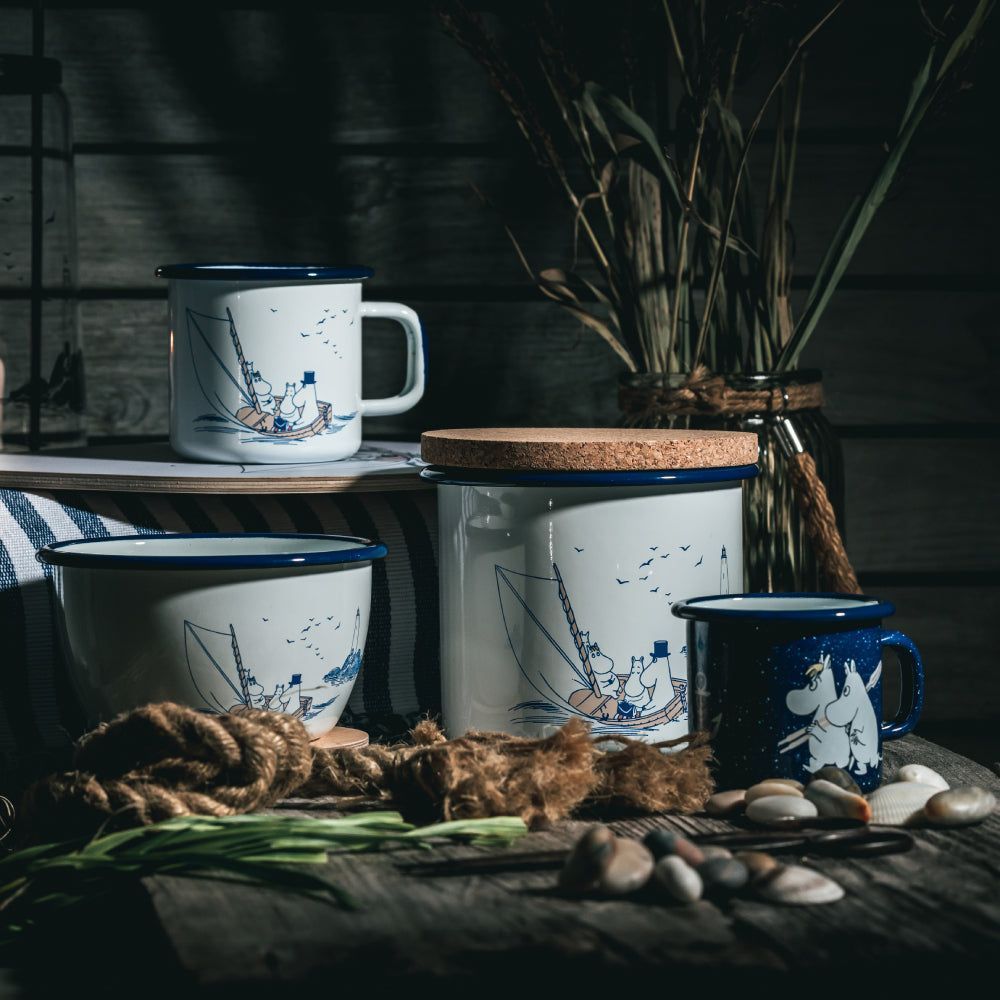 Moomin Sailors Mug 3,7dl White - The Official Moomin Shop