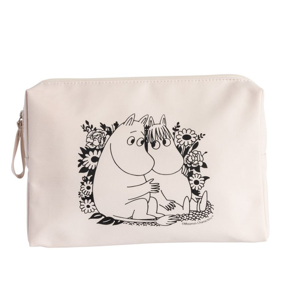 Moomin Large Cosmetic Bag Beige - Cailap - The Official Moomin Shop