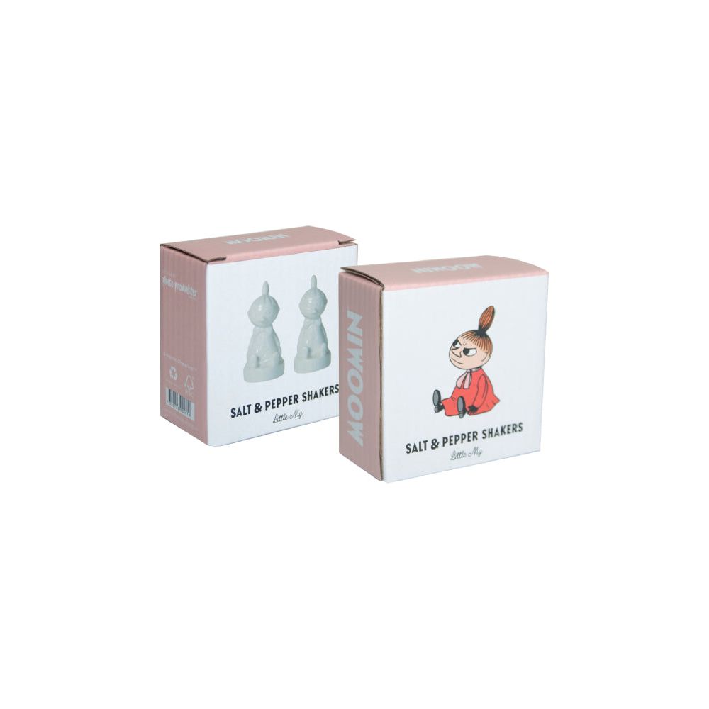 Little My Ceramic Salt & Pepper Shakers White - The Official Moomin Shop