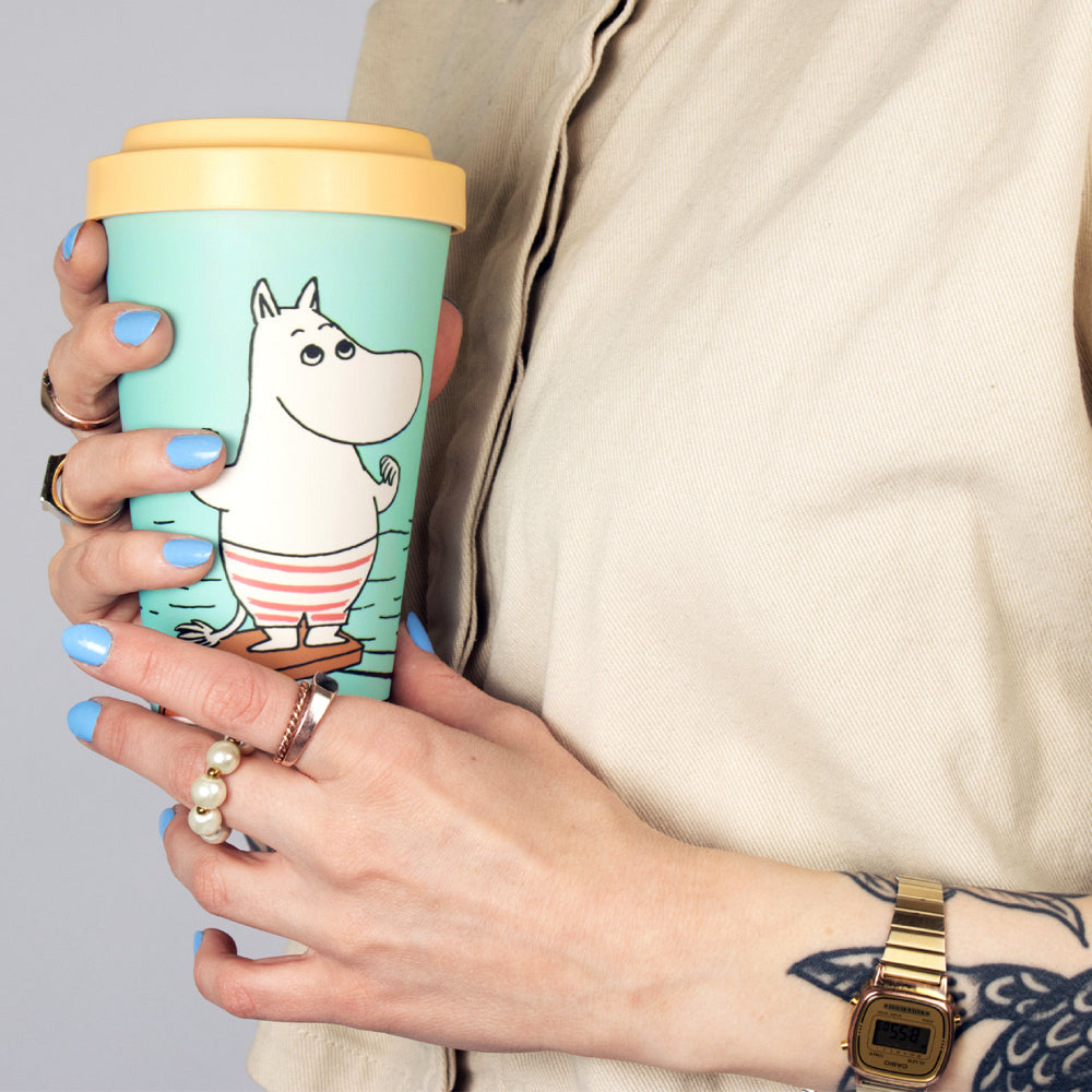 Take away Mug Moomintroll Swimming - Nordicbuddies - The Official Moomin Shop