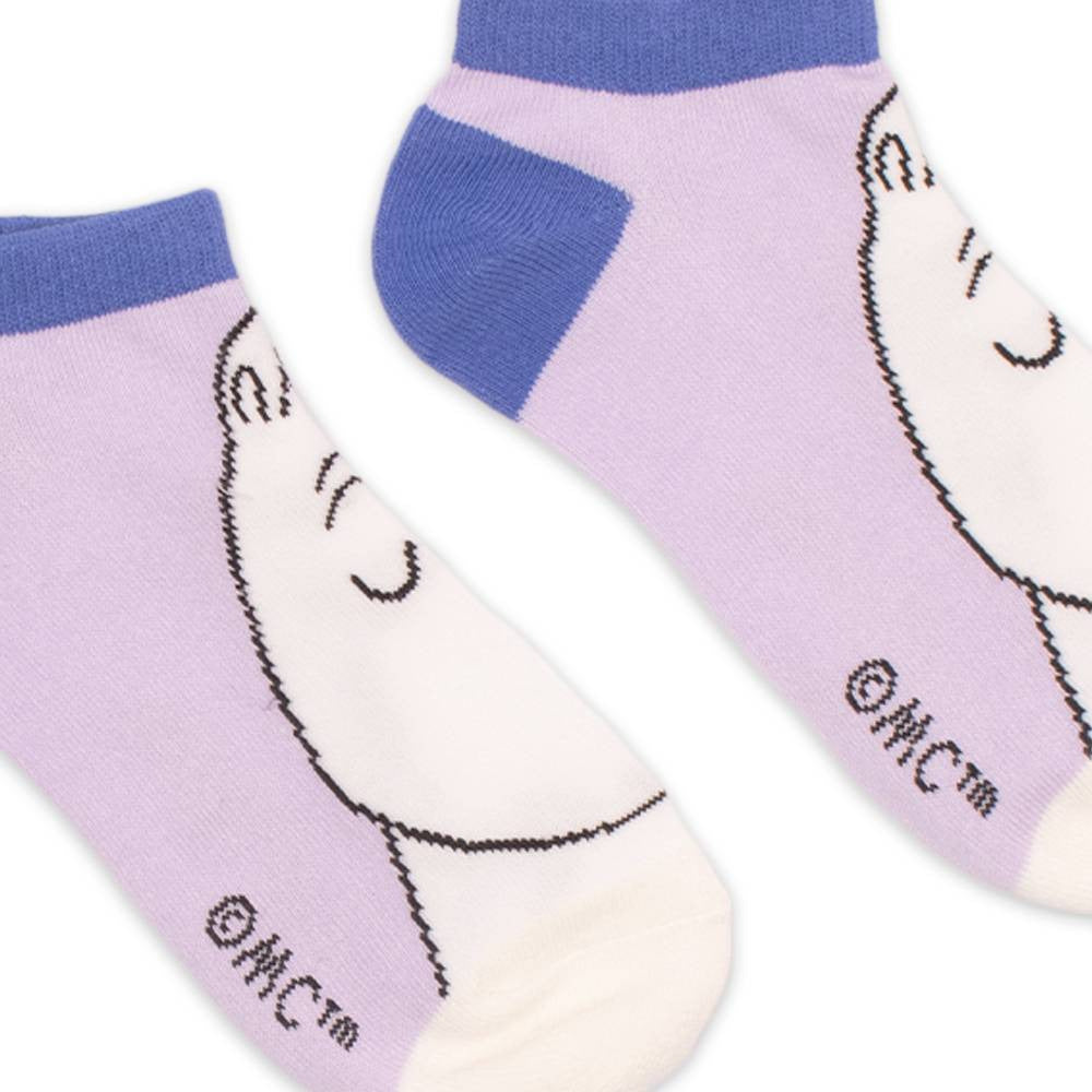 Moomintroll Ankle Socks Lilac 36-42 - Nordicbuddies - The Official Moomin Shop